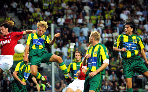 ADO Den Haag - FC Utrecht, doelpunt Marcel Pronk